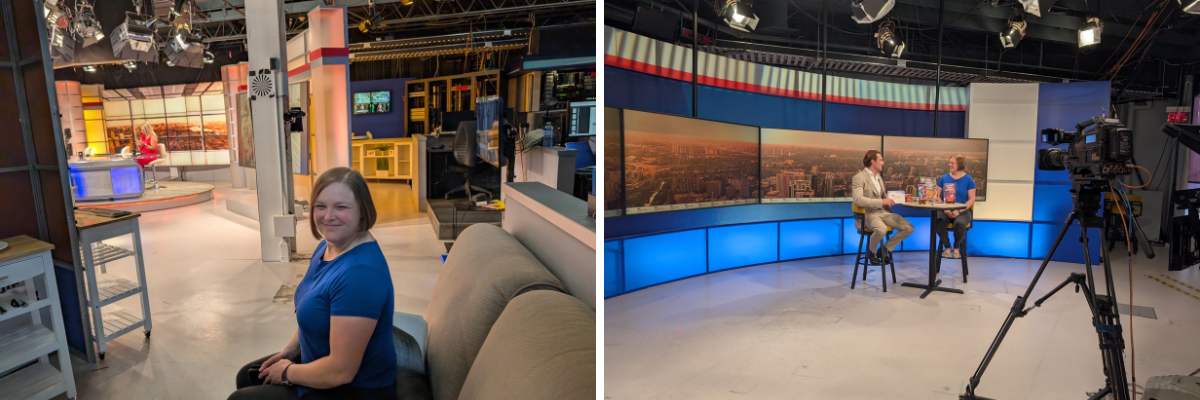 La BPO et CTV Morning Live Ottawa se rencontrent pour discuter de la programmation des vacances à la maison pour les ados.